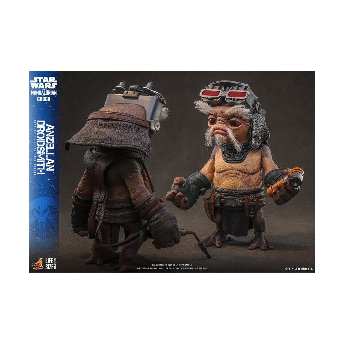Hot toys Star Wars - Anzellan Droidsmith Serie de obras maestras a tamaño real - Star Wars: The Mandalorian & Grogu