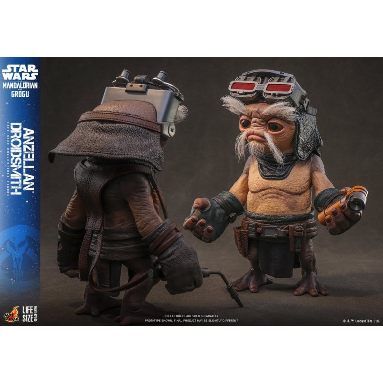 Hot toys Star Wars - Anzellan Droidsmith Serie de obras maestras a tamaño real - Star Wars: The Mandalorian & Grogu