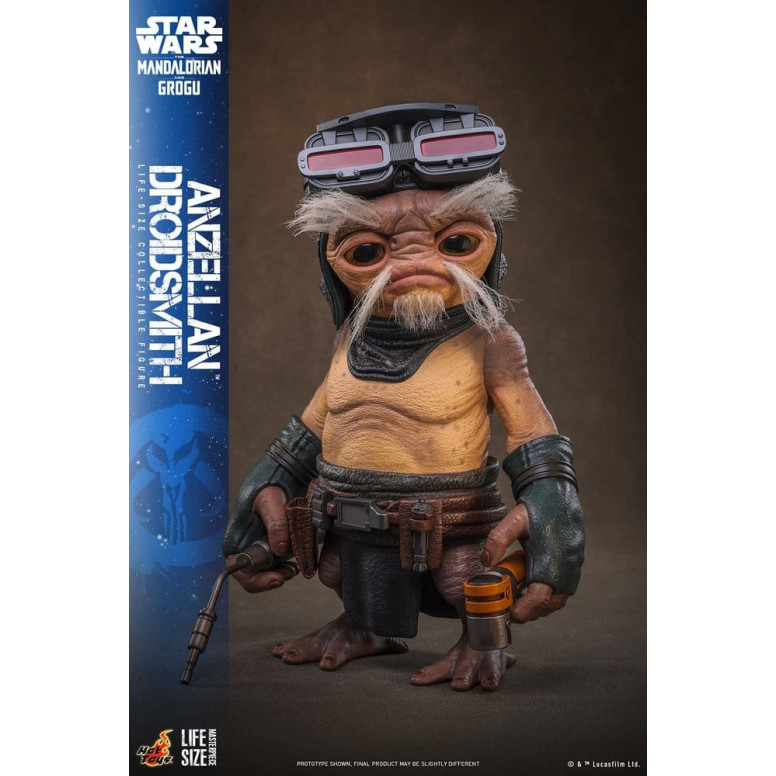 Hot toys Star Wars - Anzellan Droidsmith Serie de obras maestras a tamaño real - Star Wars: The Mandalorian & Grogu