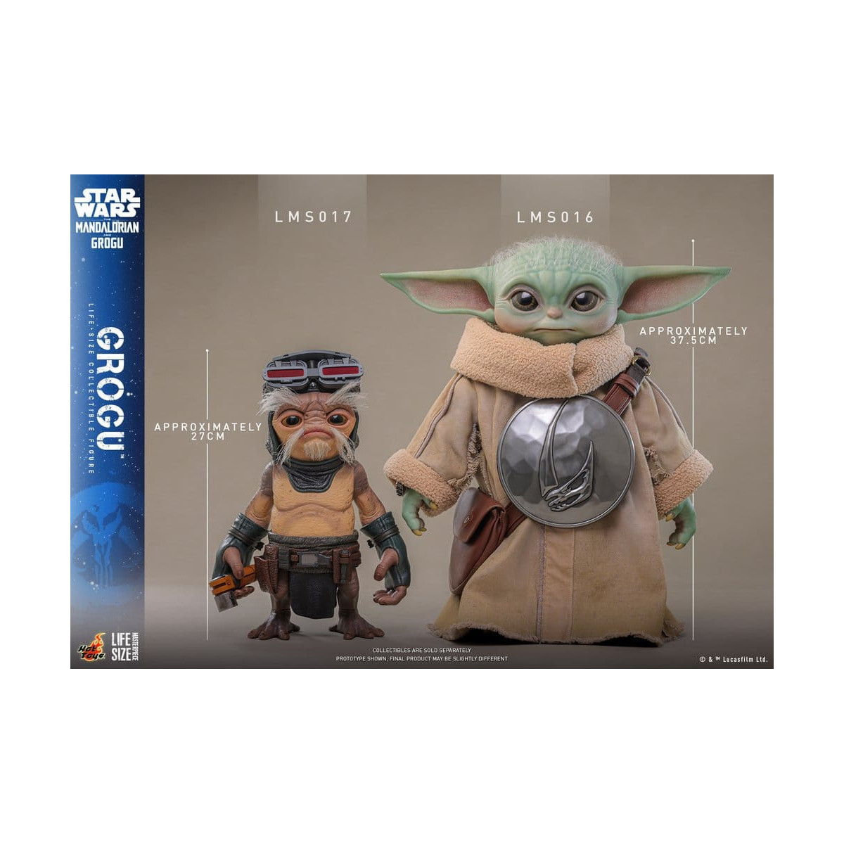 Hot toys Star Wars - Grogu 1/1 - Star Wars: El Mandaloriano y Grogu