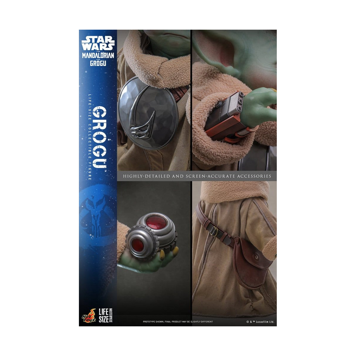 Hot toys Star Wars - Grogu 1/1 - Star Wars: El Mandaloriano y Grogu