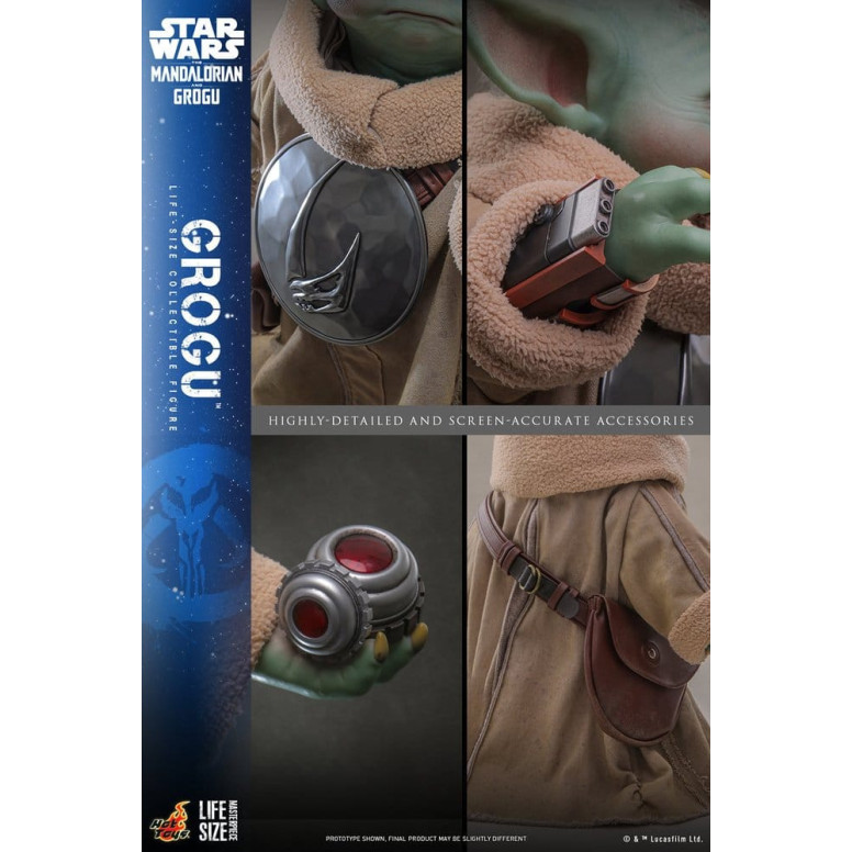 Hot toys Star Wars - Grogu 1/1 - Star Wars: El Mandaloriano y Grogu