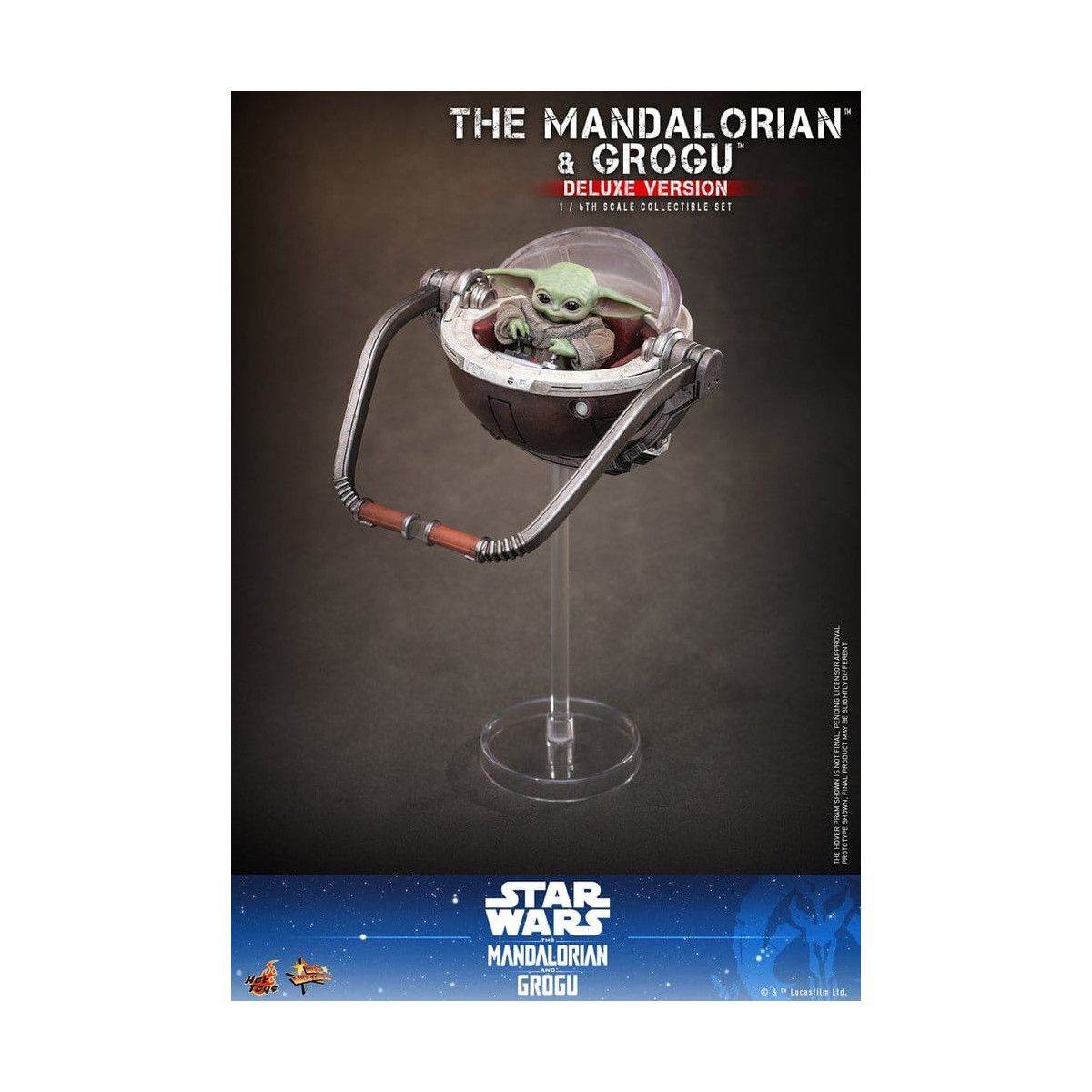 Hot Toys Star Wars - El Mandaloriano y Grogu (Versión Deluxe) MMS 1/6 - Star Wars: El Mandaloriano y Grogu