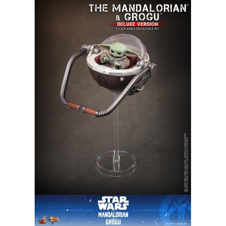 Hot Toys Star Wars - El Mandaloriano y Grogu (Versión Deluxe) MMS 1/6 - Star Wars: El Mandaloriano y Grogu