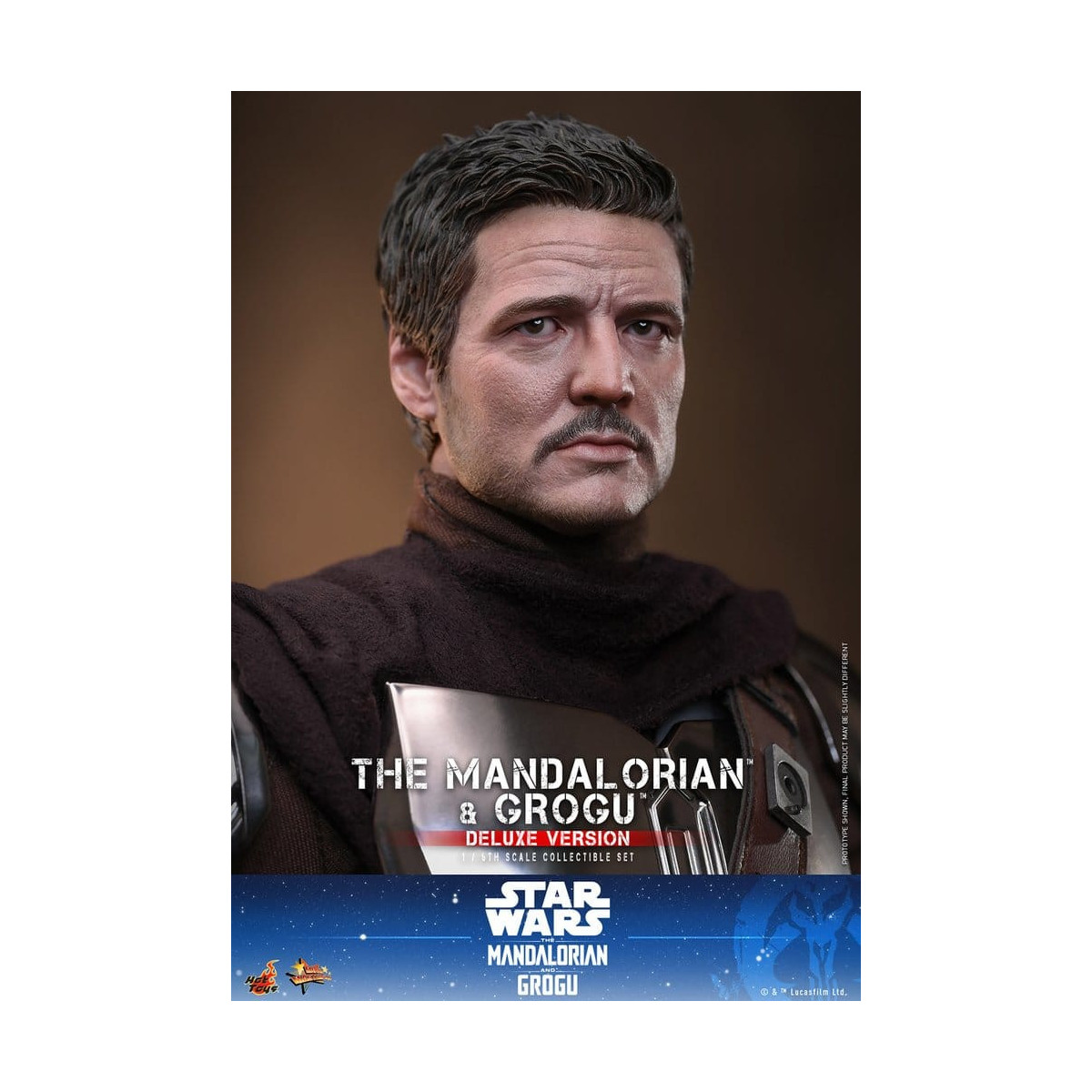Hot Toys Star Wars - El Mandaloriano y Grogu (Versión Deluxe) MMS 1/6 - Star Wars: El Mandaloriano y Grogu