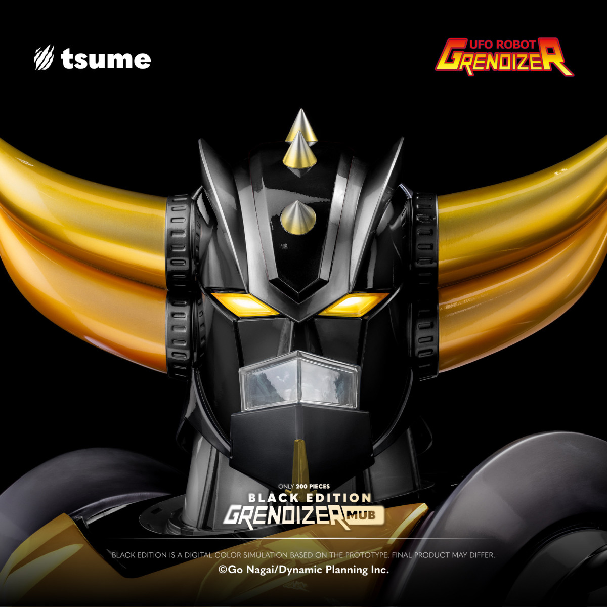 Tsume Grendizer Grendizer Mi Busto Definitivo - MUB Edición Negra