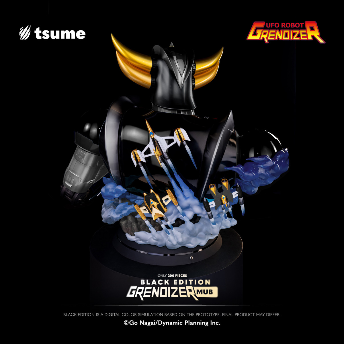 Tsume Grendizer Grendizer Mi Busto Definitivo - MUB Edición Negra