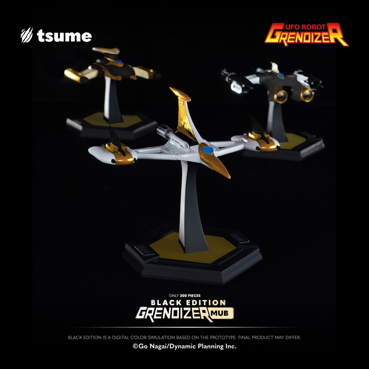 Tsume Grendizer Grendizer Mi Busto Definitivo - MUB Edición Negra