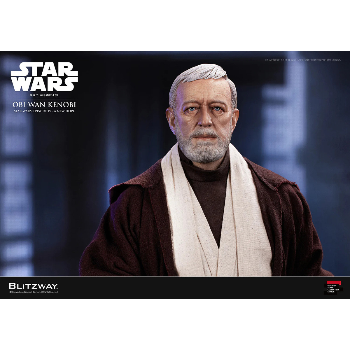 Blitzway Superb Scale Statue - Obi-Wan Kenobi 1/4 - Star Wars Episodio IV