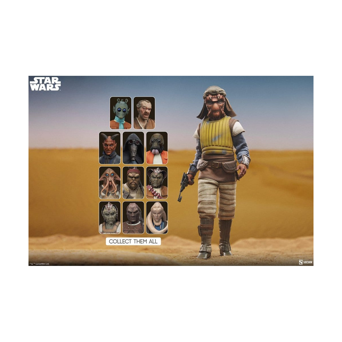 Sideshow Star Wars - Wizam 1/6 Escoria y Villanía - El Retorno del Jedi