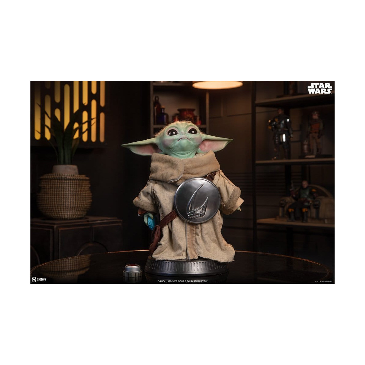 Sideshow - Star Wars: The Mandalorian & Grogu - Conjunto de accesorios de estatua 1/1