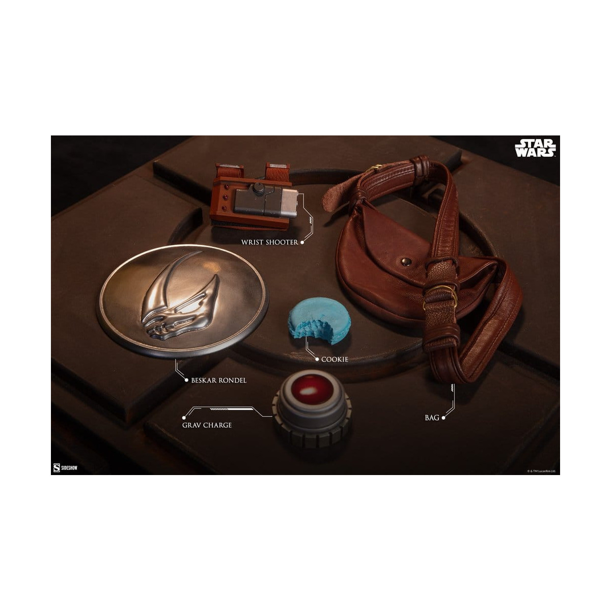 Sideshow - Star Wars: The Mandalorian & Grogu - Conjunto de accesorios de estatua 1/1