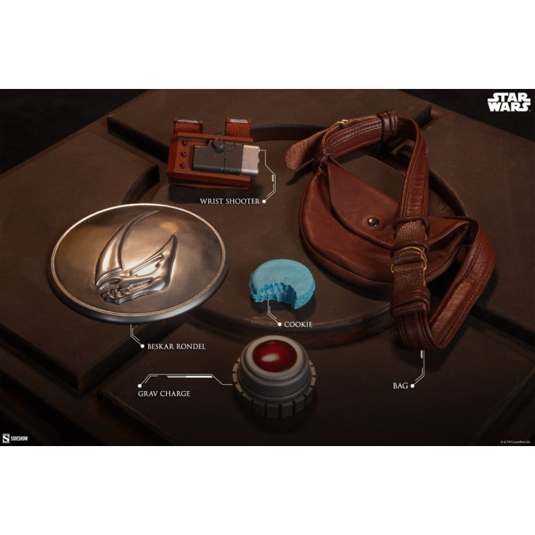 Sideshow - Star Wars: The Mandalorian & Grogu - Conjunto de accesorios de estatua 1/1