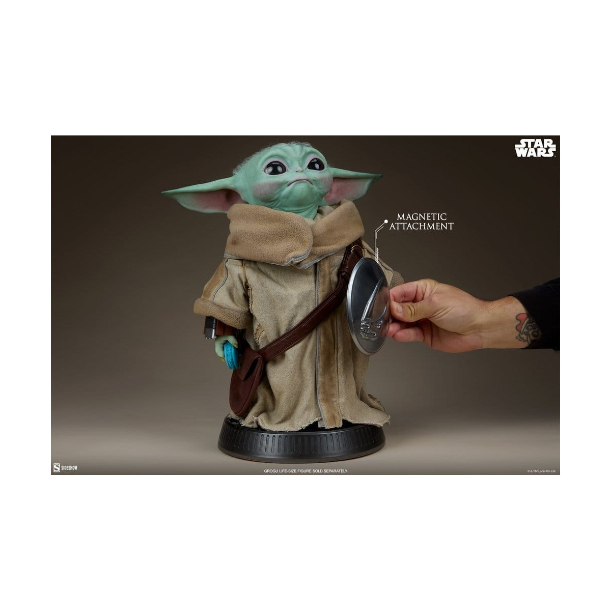Sideshow - Star Wars: The Mandalorian & Grogu - Conjunto de accesorios de estatua 1/1