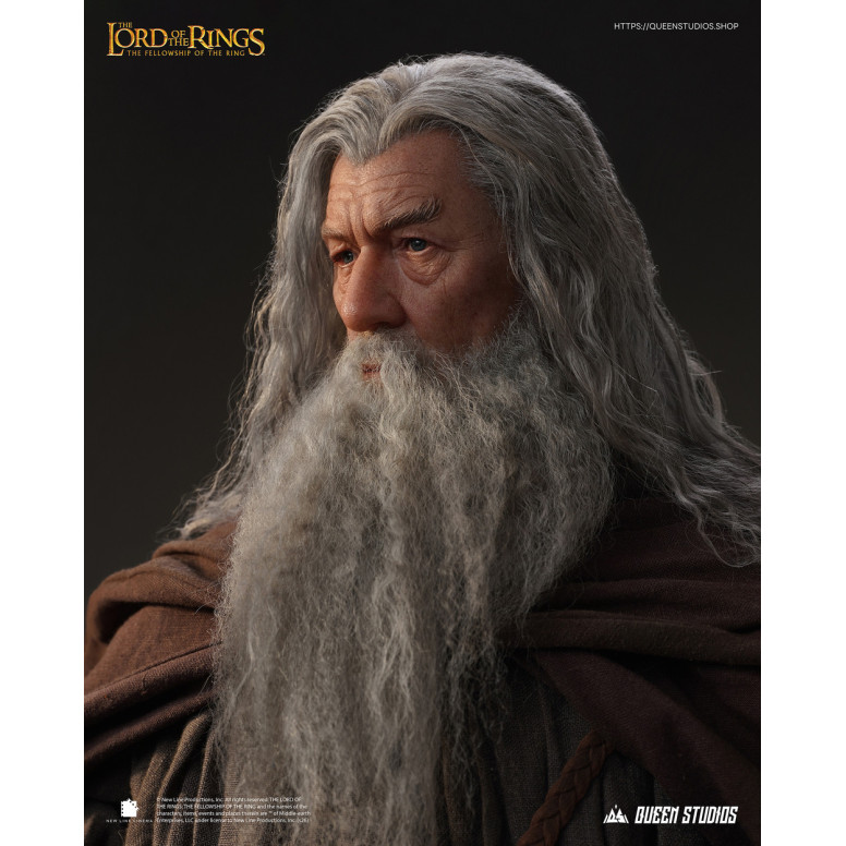 Queen Studios - Estatua de Gandalf el Gris a escala 1/3 - El Señor de los Anillos: La Comunidad del Anillo