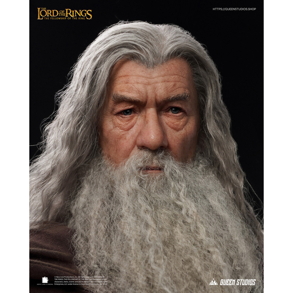 Queen Studios - Estatua de Gandalf el Gris a escala 1/3 - El Señor de los Anillos: La Comunidad del Anillo