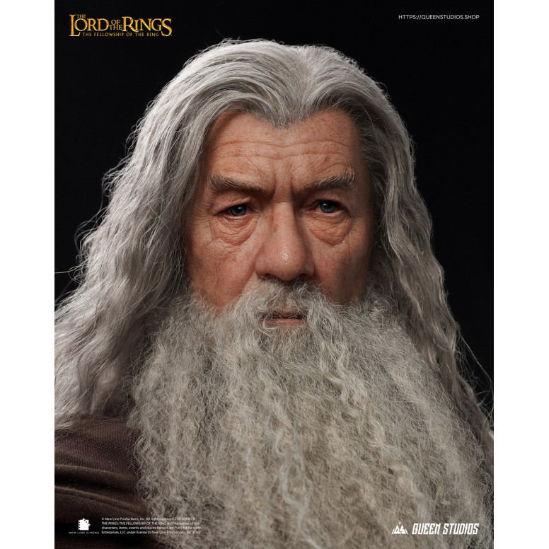 Queen Studios - Estatua de Gandalf el Gris a escala 1/3 - El Señor de los Anillos: La Comunidad del Anillo