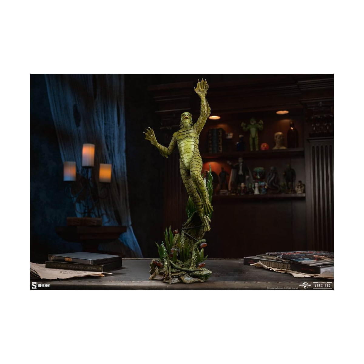 Sideshow Universal Monsters - Formato Premium Criatura de la Laguna Negra 1/4