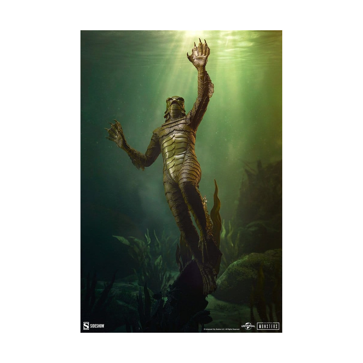 Sideshow Universal Monsters - Formato Premium Criatura de la Laguna Negra 1/4