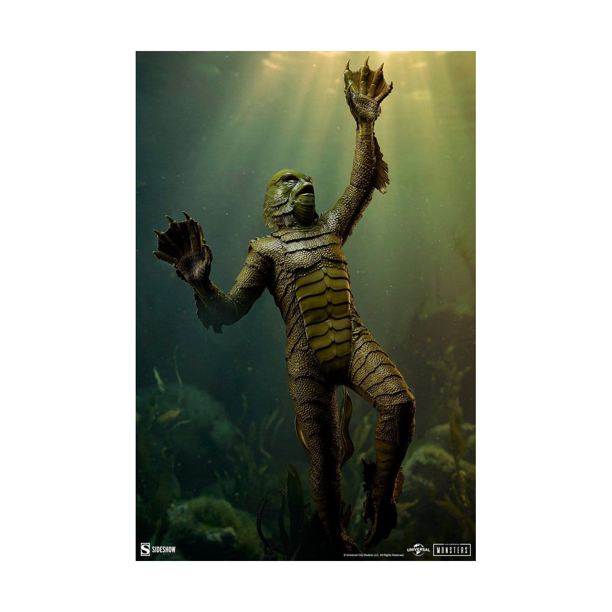 Sideshow Universal Monsters - Formato Premium Criatura de la Laguna Negra 1/4