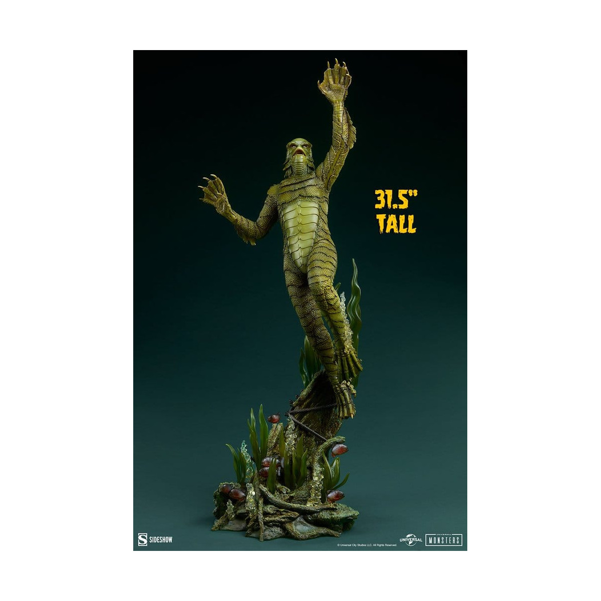 Sideshow Universal Monsters - Formato Premium Criatura de la Laguna Negra 1/4
