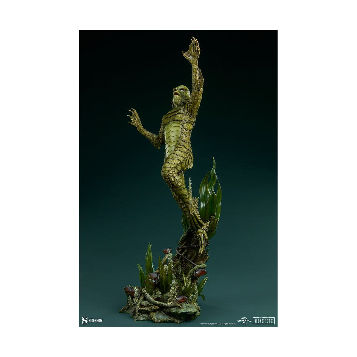 Sideshow Universal Monsters - Formato Premium Criatura de la Laguna Negra 1/4
