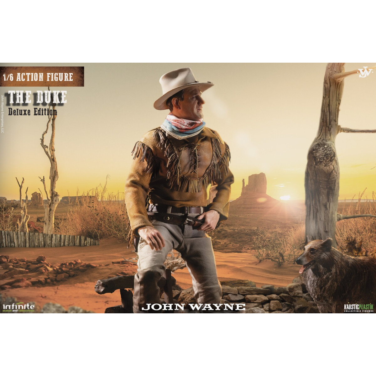 Infinite Statue X Kaustic Plastik - John Wayne The Duke Deluxe Edition 1/6