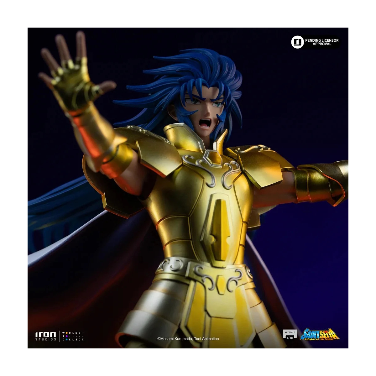 Iron Studios - Saint Seiya - Gemini Saga Art Scale 1/10 - Caballeros del Zodiaco