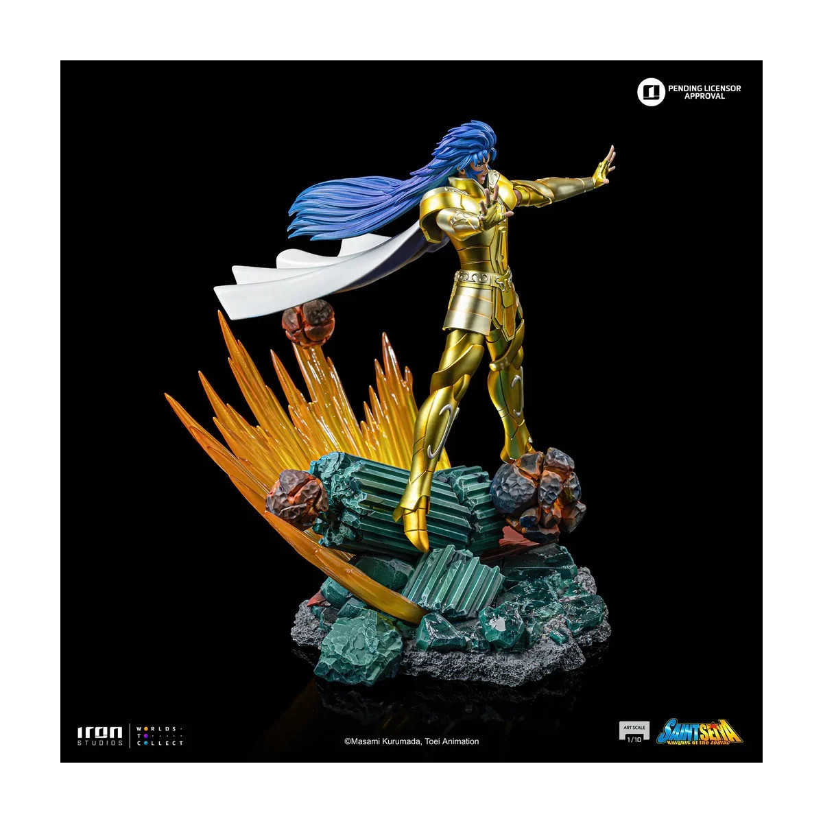 Iron Studios - Saint Seiya - Gemini Saga Art Scale 1/10 - Caballeros del Zodiaco