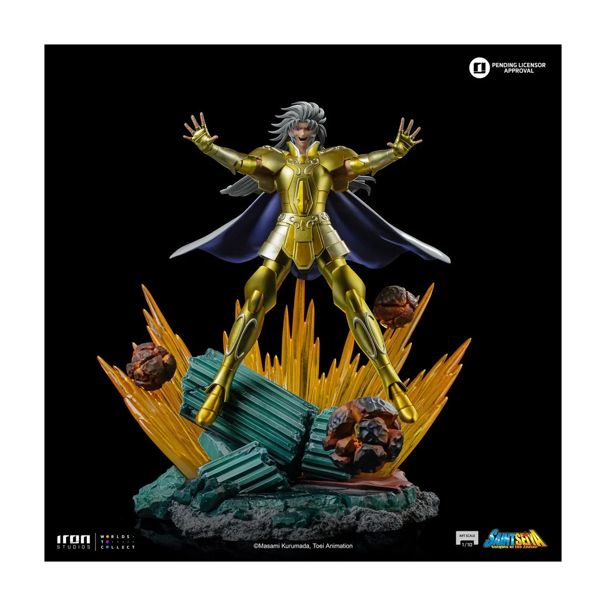 Iron Studios - Saint Seiya - Gemini Saga Art Scale 1/10 - Caballeros del Zodiaco