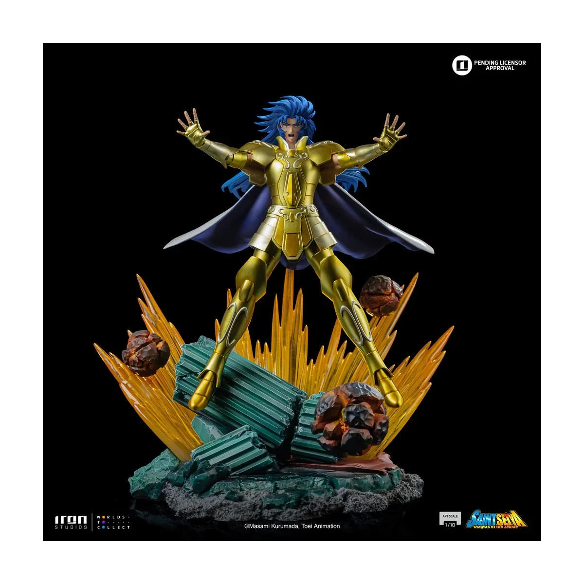 Iron Studios - Saint Seiya - Gemini Saga Art Scale 1/10 - Caballeros del Zodiaco