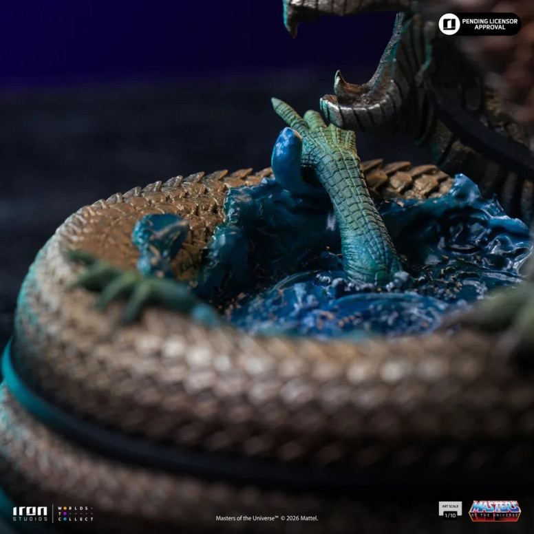 Iron Studios - Kobra Khan Arte Escala 1/10 - Masters del Universo - Masters del Universo