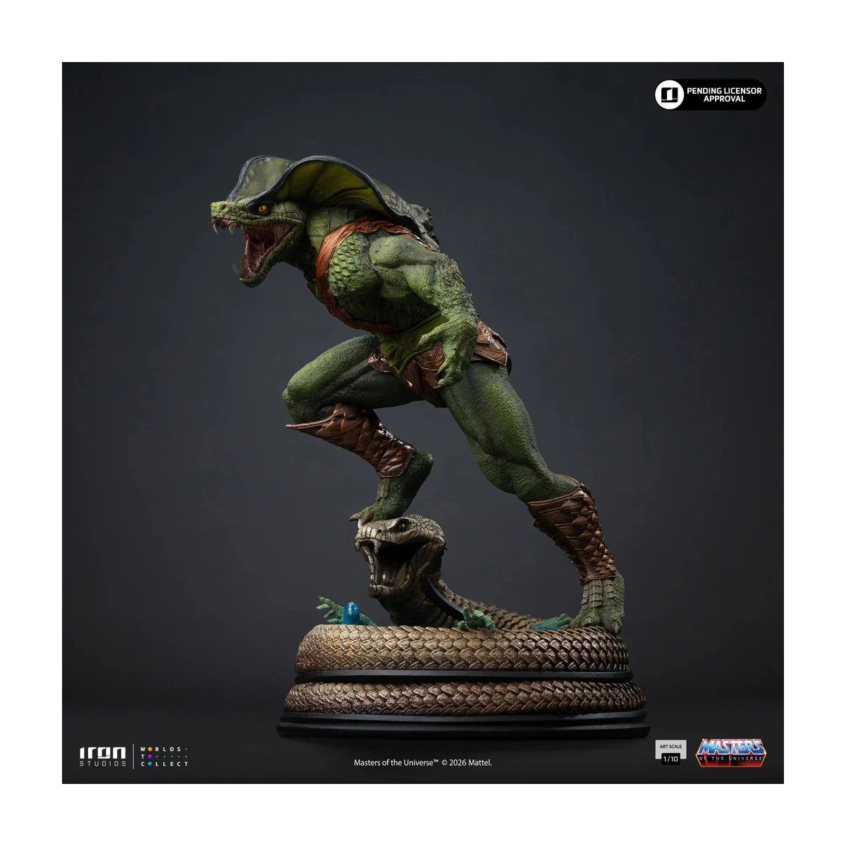 Iron Studios - Kobra Khan Arte Escala 1/10 - Masters del Universo - Masters del Universo