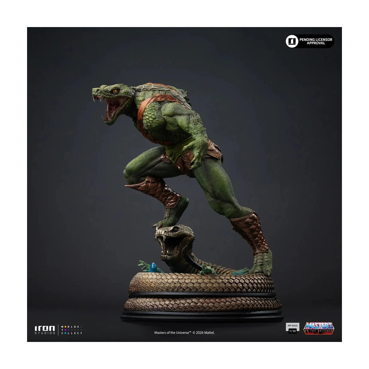 Iron Studios - Kobra Khan Arte Escala 1/10 - Masters del Universo - Masters del Universo