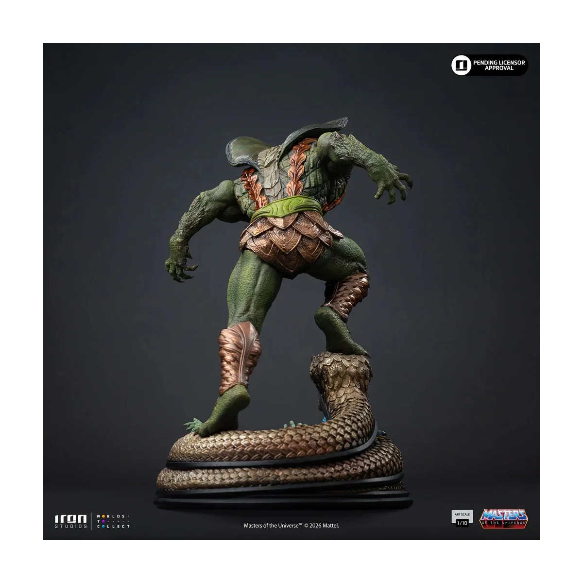 Iron Studios - Kobra Khan Arte Escala 1/10 - Masters del Universo - Masters del Universo