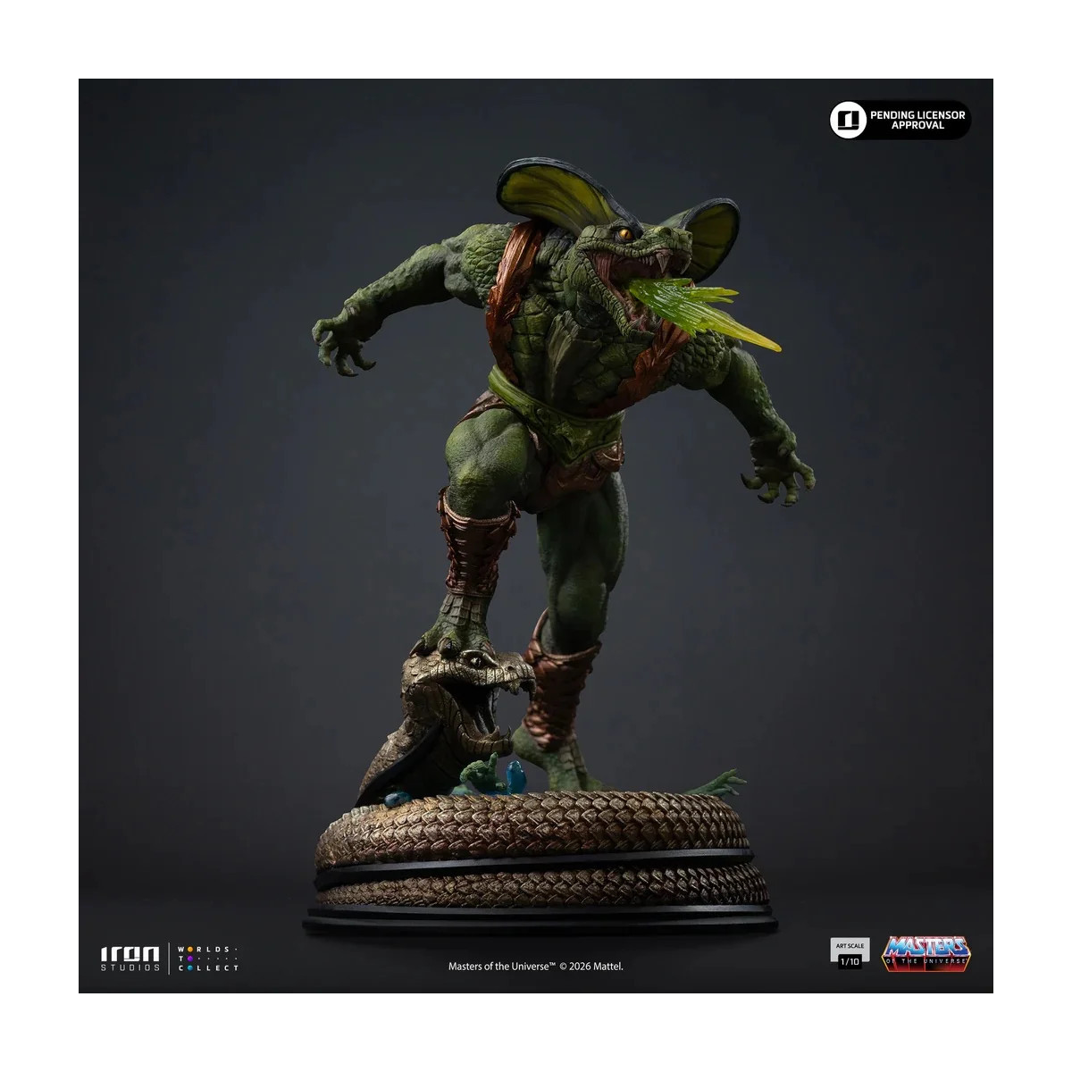 Iron Studios - Kobra Khan Arte Escala 1/10 - Masters del Universo - Masters del Universo