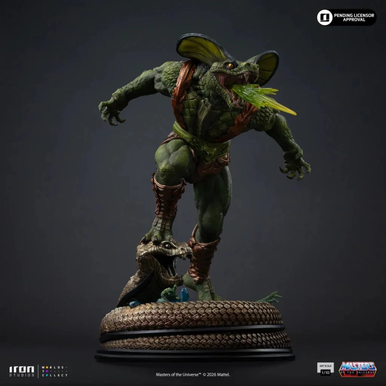Iron Studios - Kobra Khan Arte Escala 1/10 - Masters del Universo - Masters del Universo