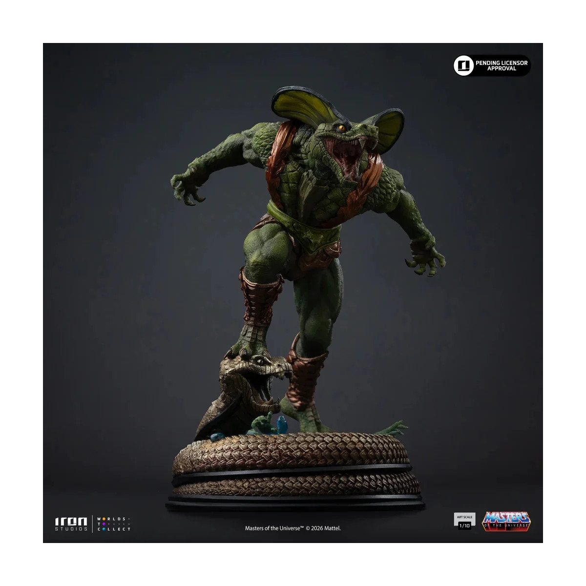 Iron Studios - Kobra Khan Arte Escala 1/10 - Masters del Universo - Masters del Universo