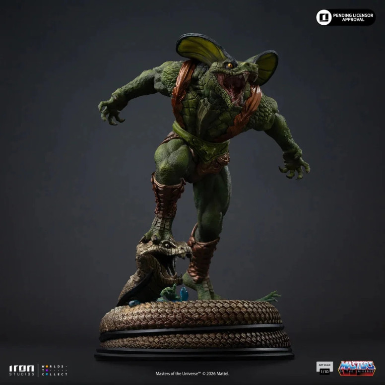 Iron Studios - Kobra Khan Arte Escala 1/10 - Masters del Universo - Masters del Universo
