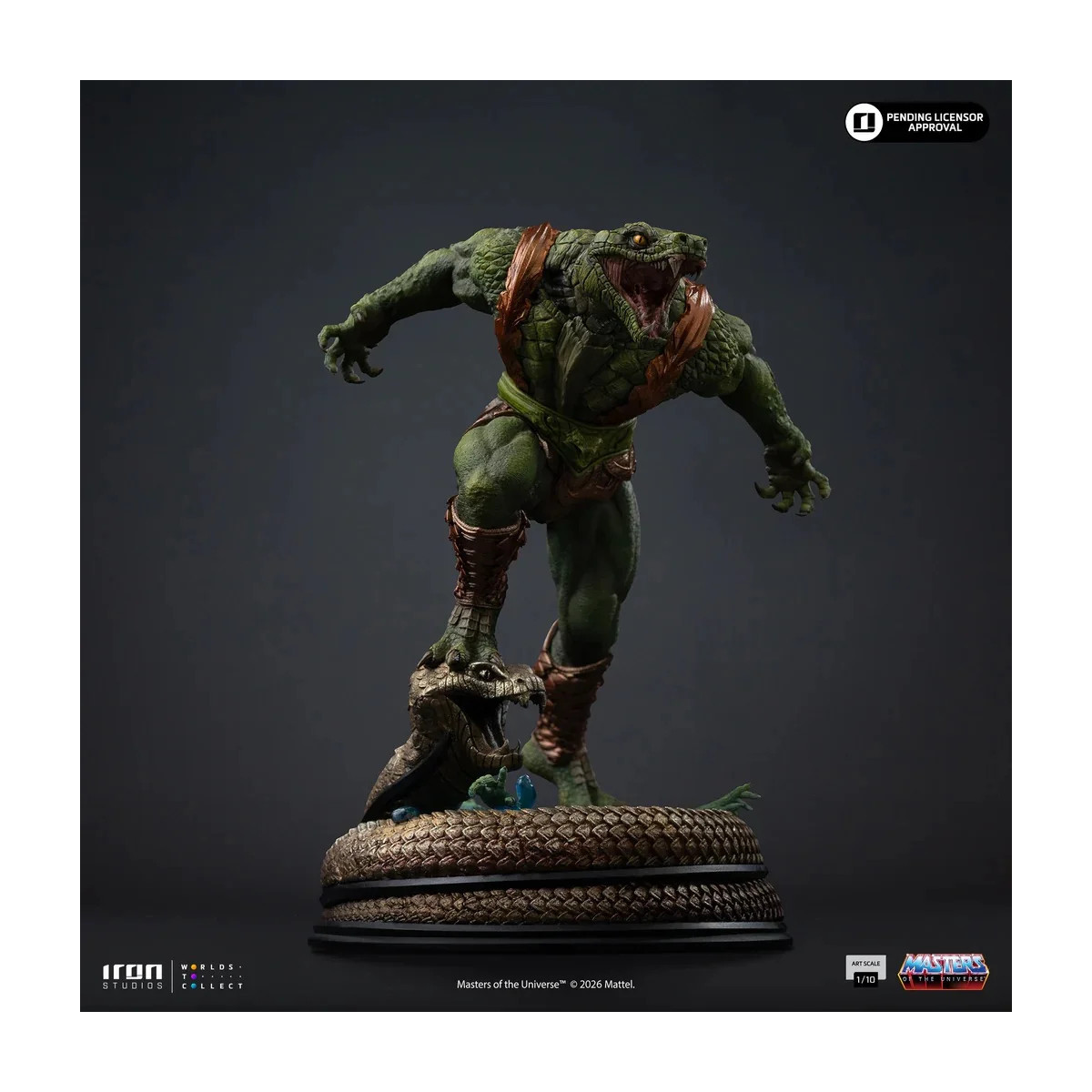 Iron Studios - Kobra Khan Arte Escala 1/10 - Masters del Universo - Masters del Universo
