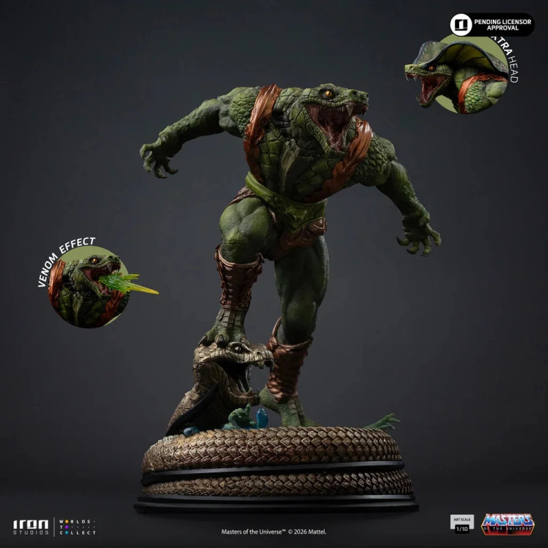 Iron Studios - Kobra Khan Arte Escala 1/10 - Masters del Universo - Masters del Universo