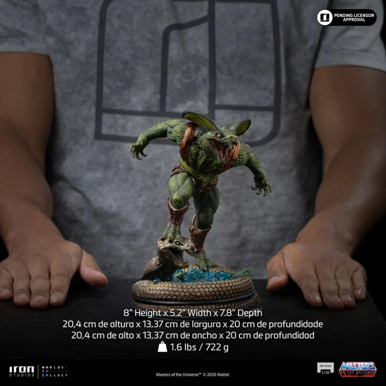 Iron Studios - Kobra Khan Arte Escala 1/10 - Masters del Universo - Masters del Universo