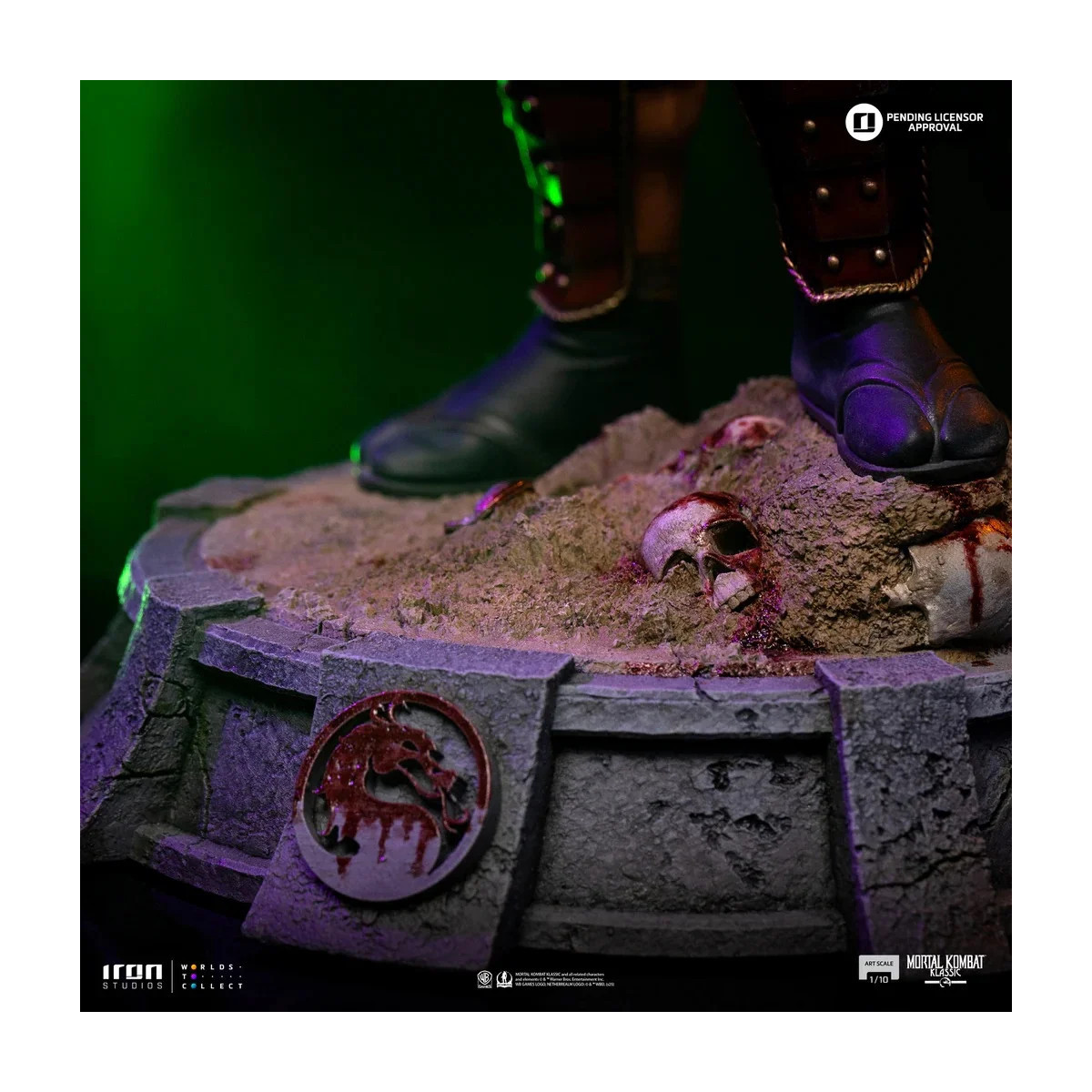 Iron Studios - Mortal Kombat - Shao Khan Arte Escala 1/10
