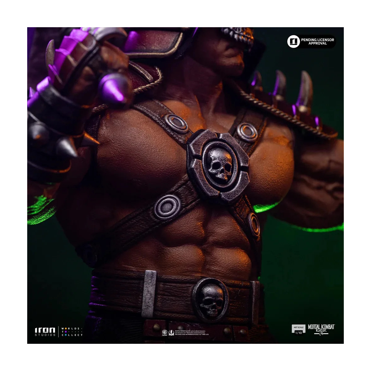 Iron Studios - Mortal Kombat - Shao Khan Arte Escala 1/10