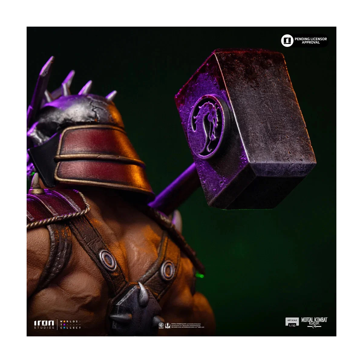 Iron Studios - Mortal Kombat - Shao Khan Arte Escala 1/10