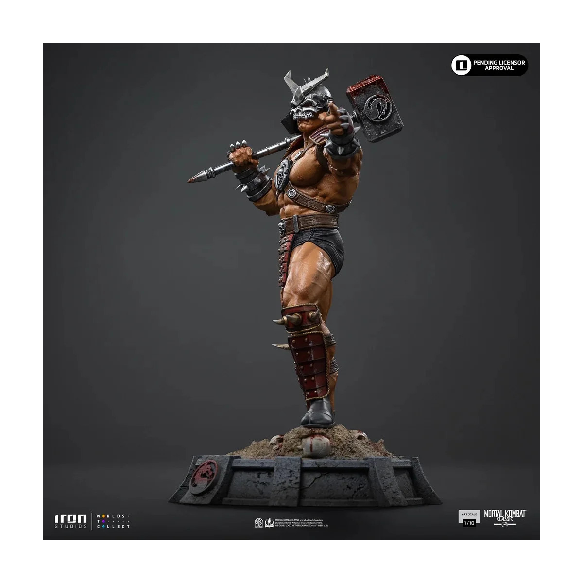Iron Studios - Mortal Kombat - Shao Khan Arte Escala 1/10