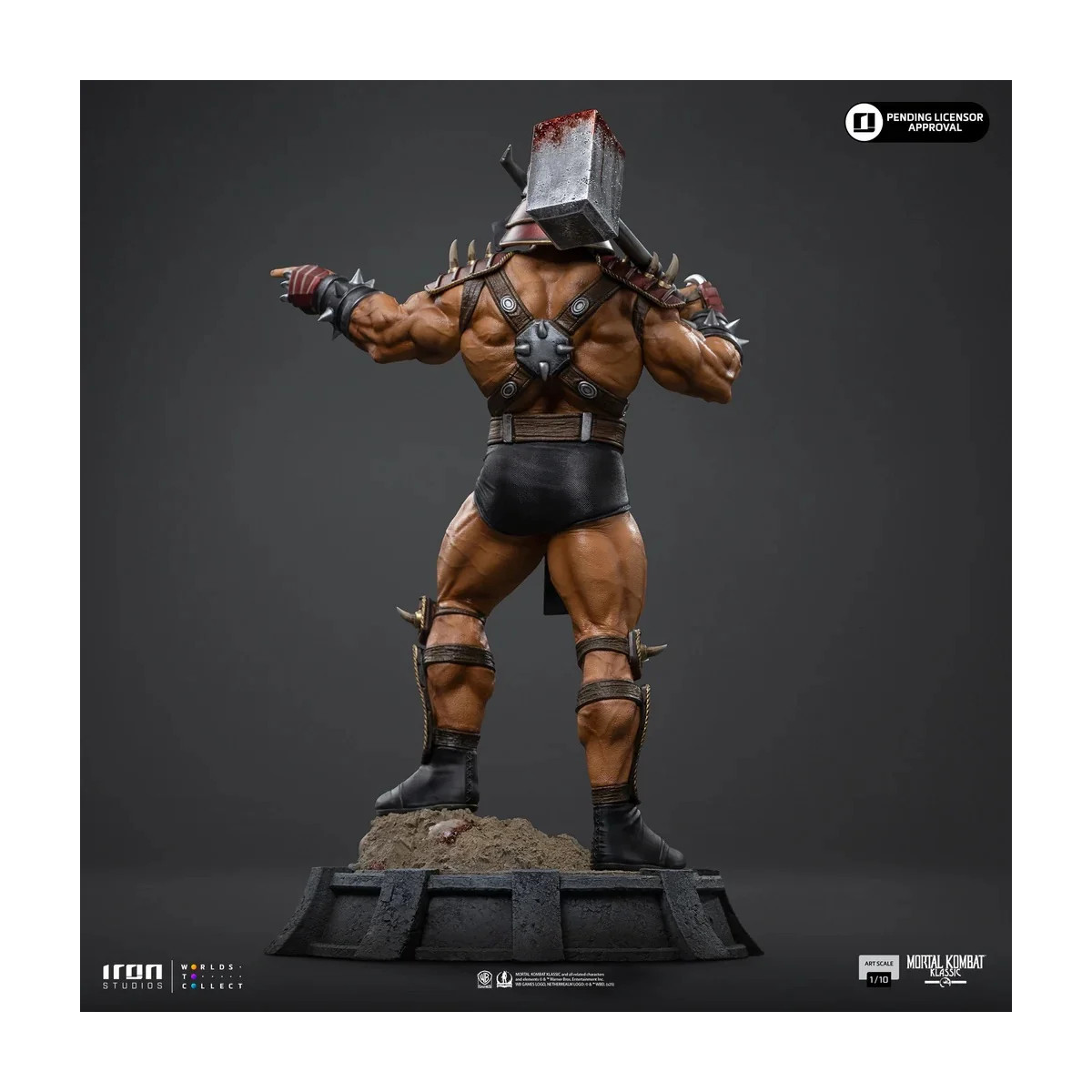 Iron Studios - Mortal Kombat - Shao Khan Arte Escala 1/10