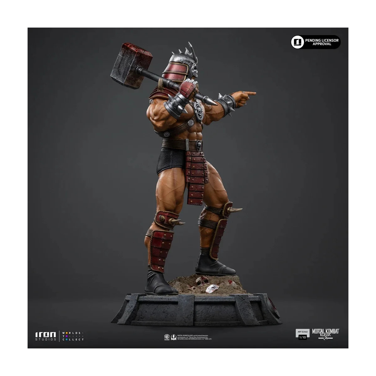 Iron Studios - Mortal Kombat - Shao Khan Arte Escala 1/10