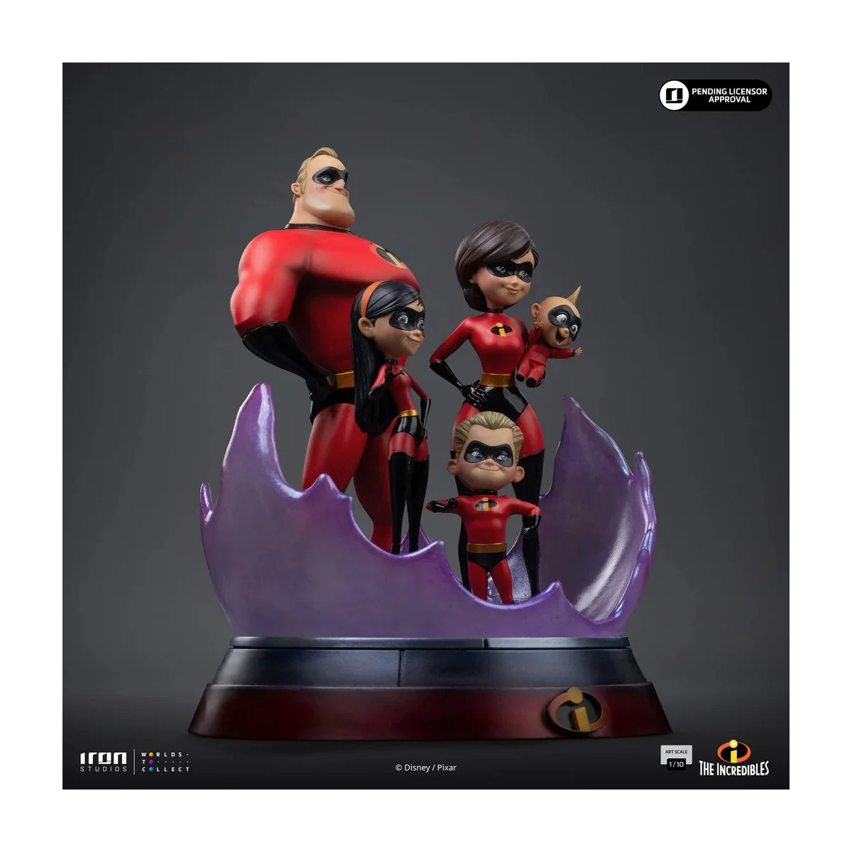 Iron Studios - Disney Pixar - Los Increíbles Arte Escala 1/10