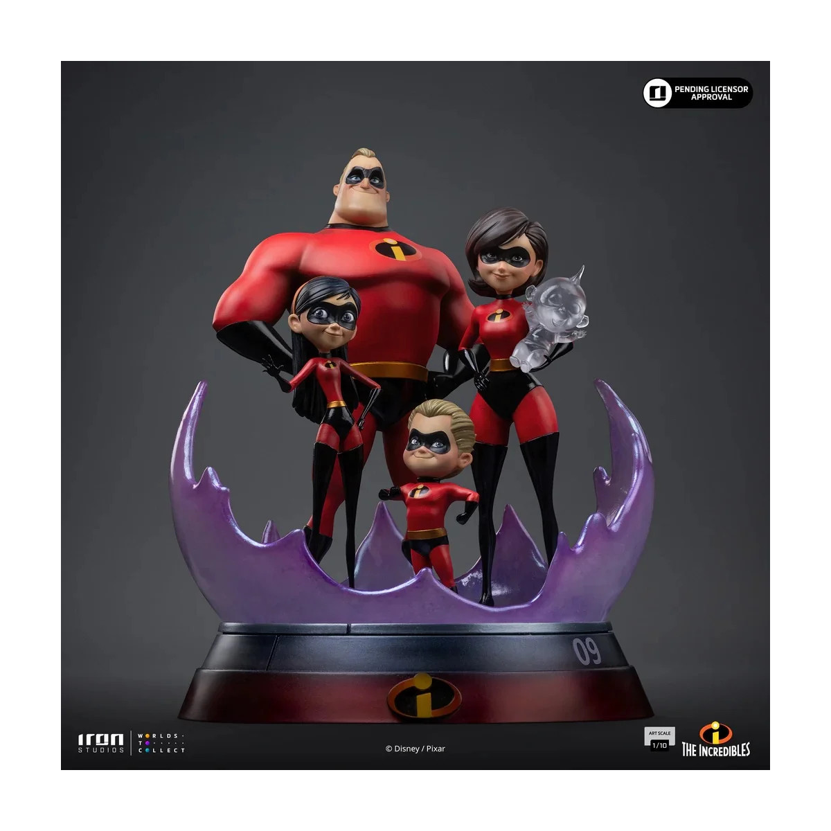 Iron Studios - Disney Pixar - Los Increíbles Arte Escala 1/10